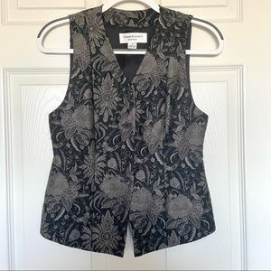 Vintage Anne Klein Jacquard Waistcoat